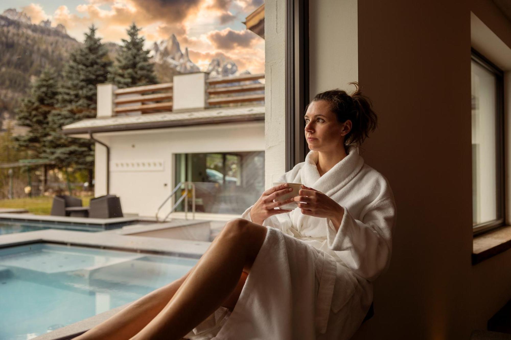 Hotel Terme Antico Bagno Pozza di Fassa Eksteriør billede